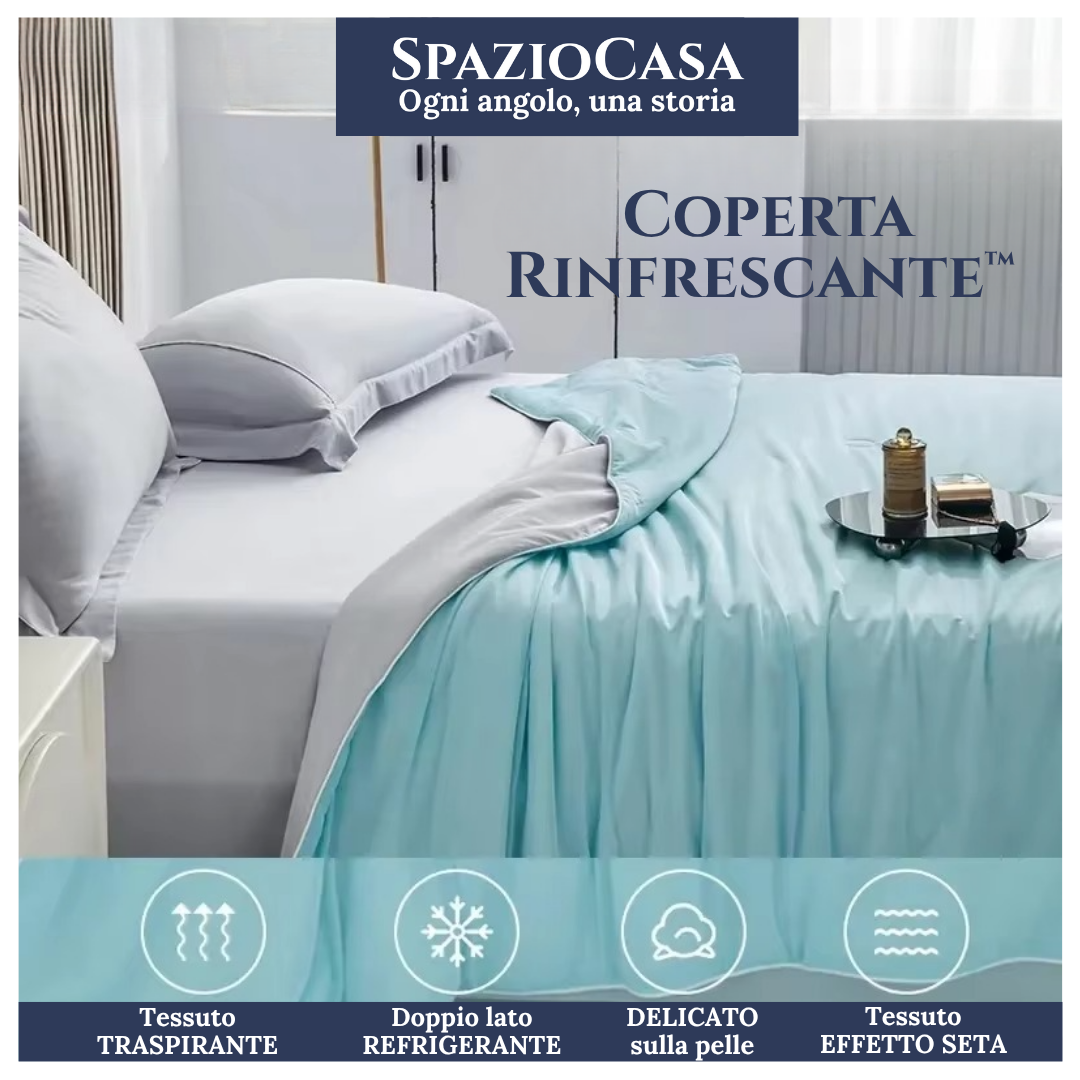 Coperta Estiva in Seta Ghiaccio - Rinfrescati e Risparmia!